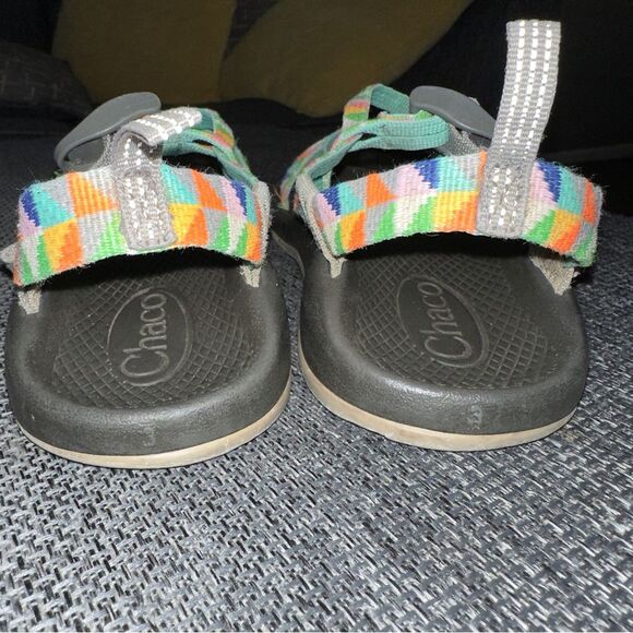 Chaco Kids Rainbow Woven Sandal‎ Size 3 *FLAWS - Picture 7 of 12
